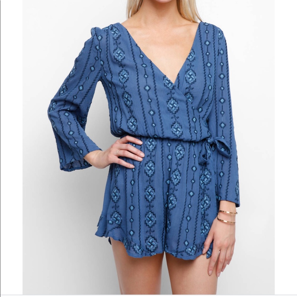 Long sleeve romper